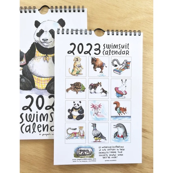 2023 Swimsuit Calendar by Paper Wilderness - Picture 3 of 5